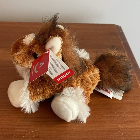 Aurora Mini Flopsie Clyde Horse Plush - Picture 3 of 6